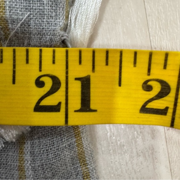 Anthropologie Maeve Tisdale Embroidered Tassel Midi Dress Women 6 Oversized Gray - Picture 14 of 16